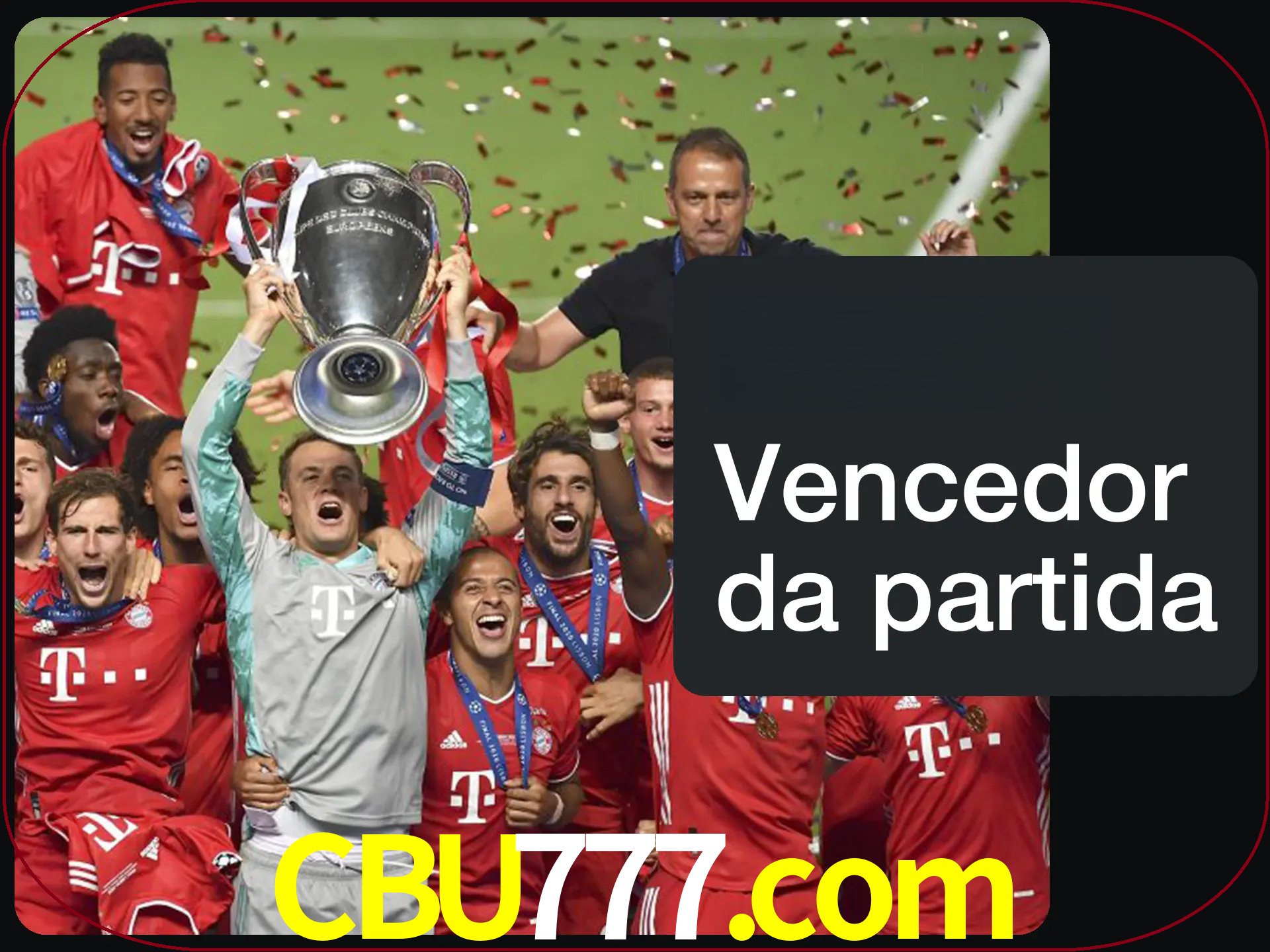 Aposte no vencedor e ganhe uma grande quantia de dinheiro.