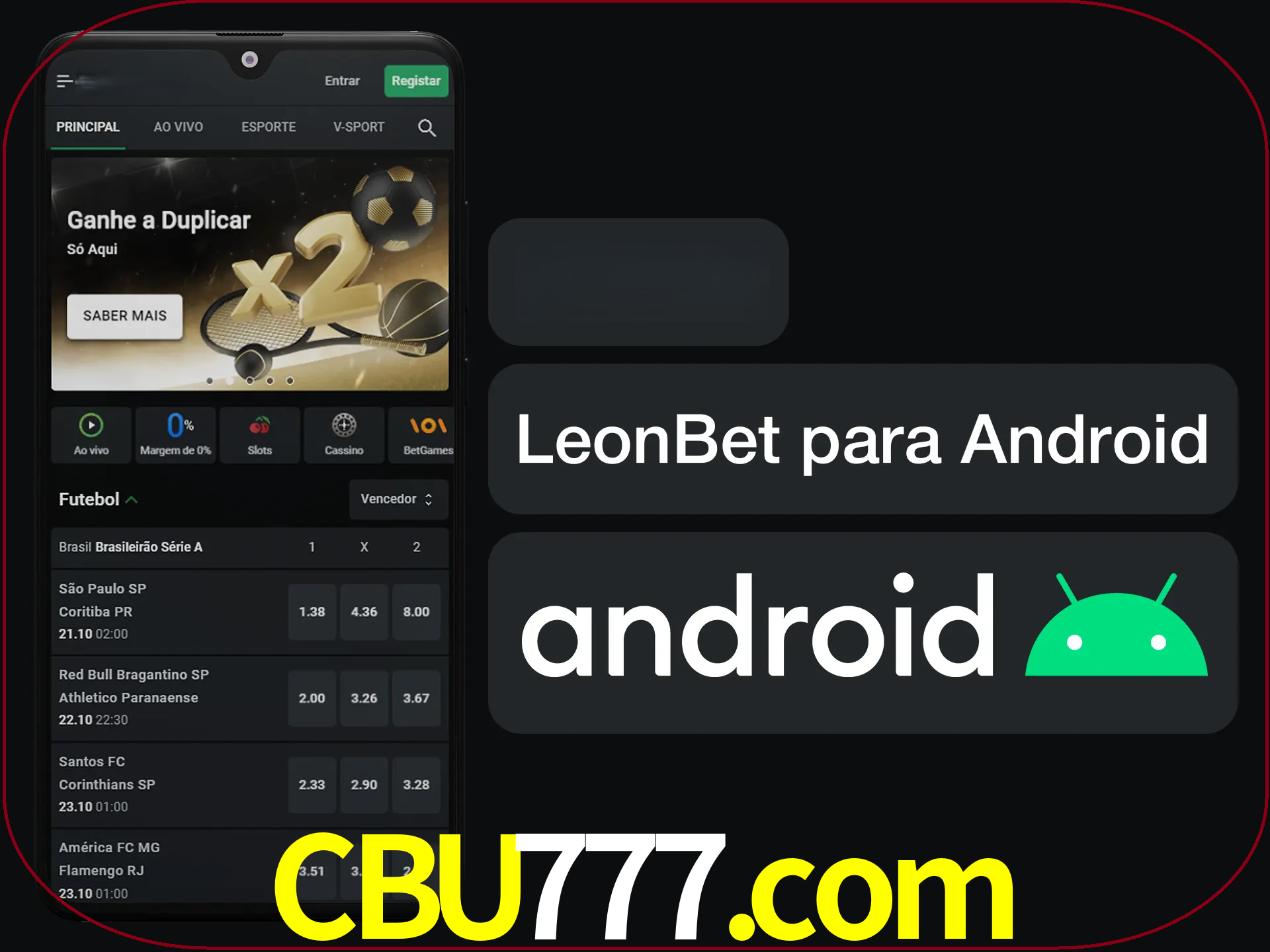 Adquira sua versão poket de LeonBet.